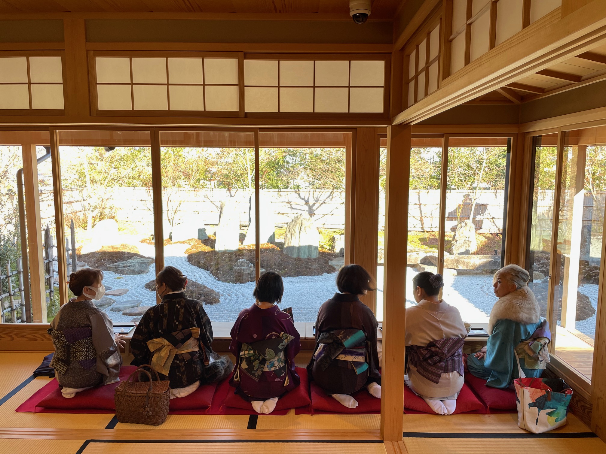 First practice「YUZURIHA」～I had matcha tea at Daisho Gokokuji Temple.～